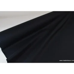 Tissu Gabardine enduite étanche noir.