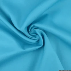 Tissu gabardine sergé coloris Turquoise - OEKO TEX