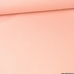 Tissu gabardine sergé polyester coton coloris Rose poudré - OEKO TEX