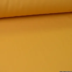 Tissu gabardine sergé polyester coton coloris Moutarde - OEKO TEX