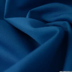 Tissu gabardine sergé polyester coton coloris petrole - OEKO TEX
