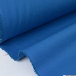 Tissu gabardine sergé polyester coton coloris petrole - OEKO TEX