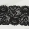 Tissu Galon dentelle Lisa lycra noir 7,5cm