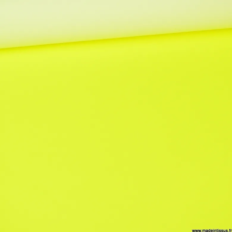 Tissu haute visibilité jaune fluo - étanche & respirant