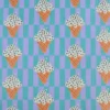 Tissu imperméable Corneto type ciré de pluie motif glaces fond graphique
