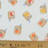 Tissu imperméable Juice type ciré de pluie motif briques de jus de pomme