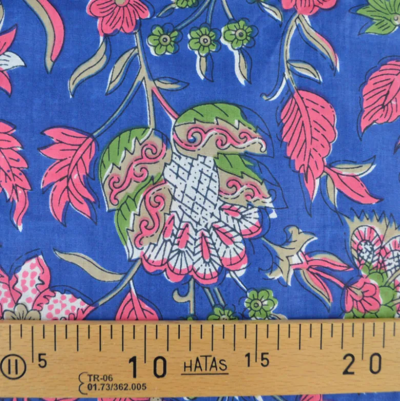 Tissu Indien Block Print Aniray - kalamkari