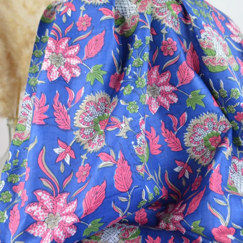 Tissu Indien Block Print Aniray - kalamkari