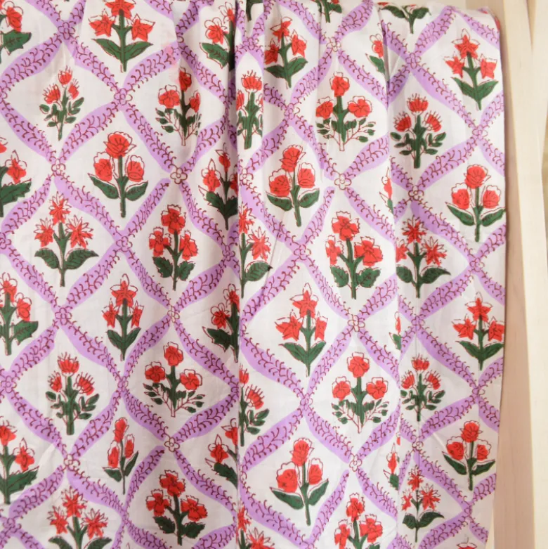 Tissu Indien Block Print Bhaveshwar - kalamkari