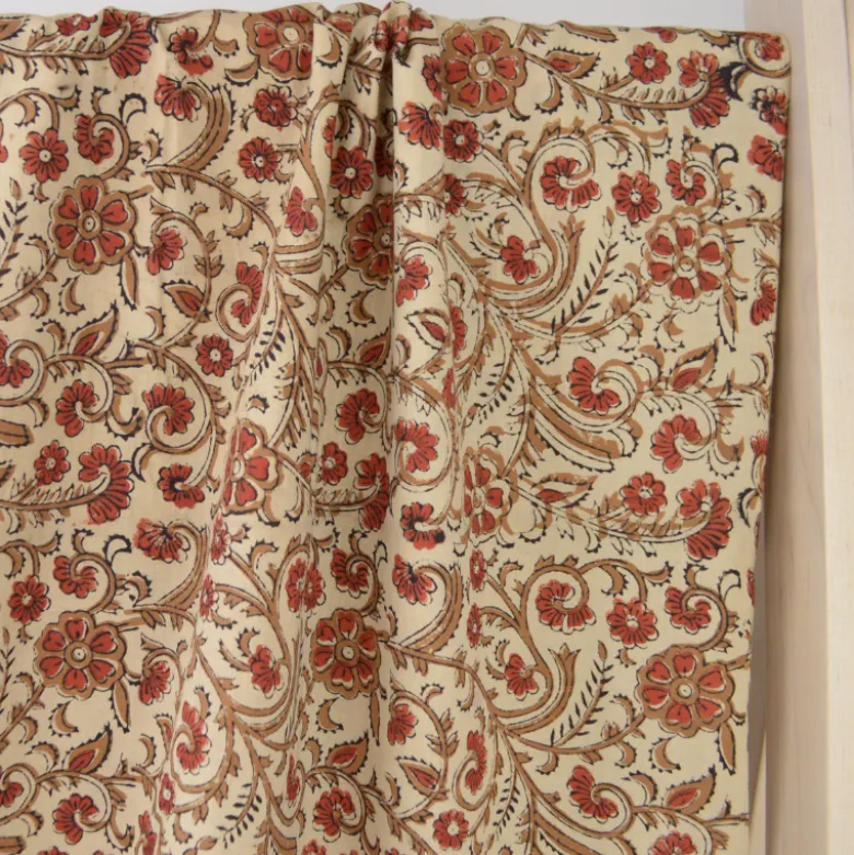Tissu Indien Block Print Marathi - kalamkari