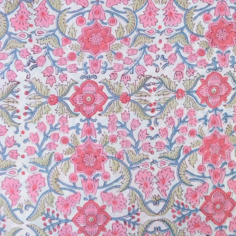 Tissu Indien Block Print Paani - kalamkari