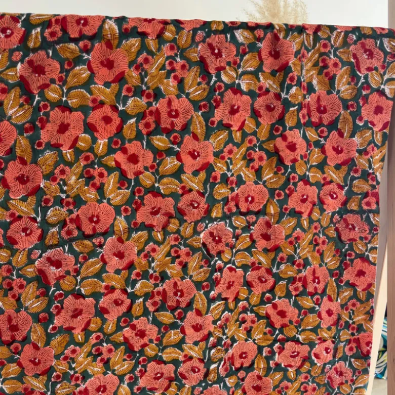 Tissu Indien Block Print Vishaliya - kalamkari
