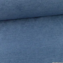 Tissu isolant thermique occultant Alaska coloris Bleu Denim