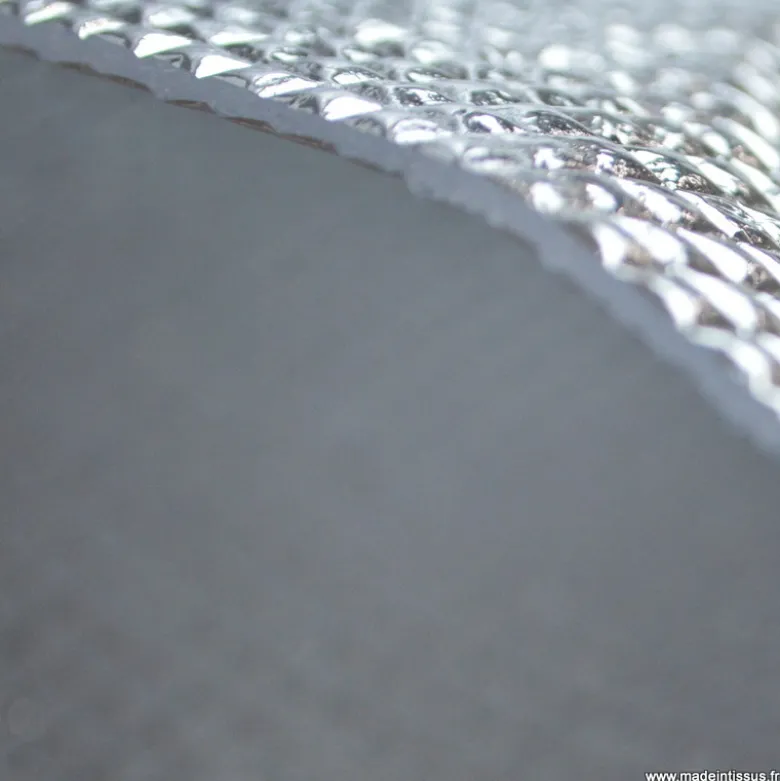 Tissu isolant thermique réflecteur double face