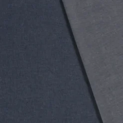 Tissu jean denim Fin et Souple en coton prélavé - bleu Indigo