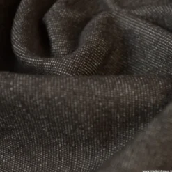Tissu jean denim Lavé Chocolat - OEKO TEX