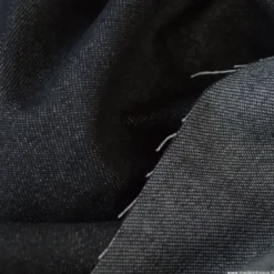 Tissu jean denim Lavé Noir - OEKO TEX