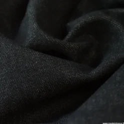 Tissu jean denim Lavé Noir - OEKO TEX