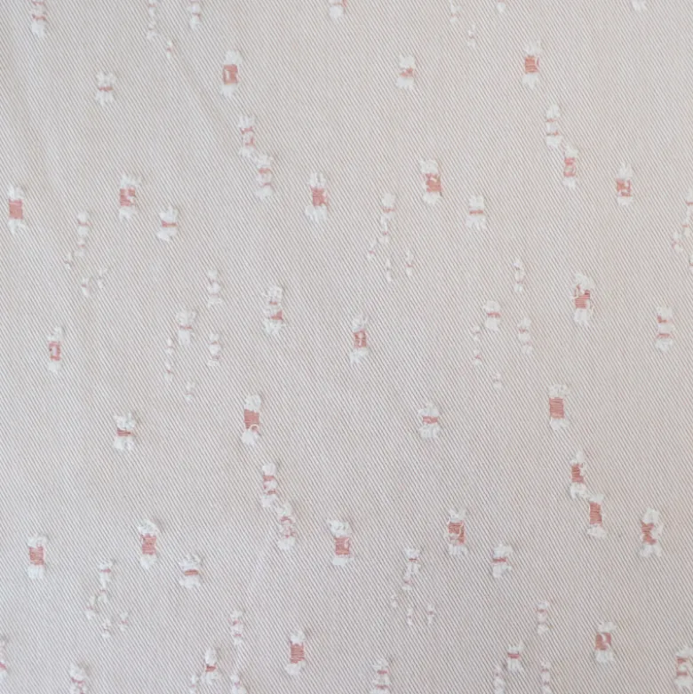 Tissu jean Rose clair Fantaisie troué