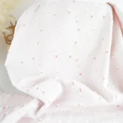 Tissu jean Rose clair Fantaisie troué