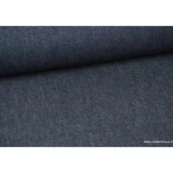 Tissu jean stretch coloris marine