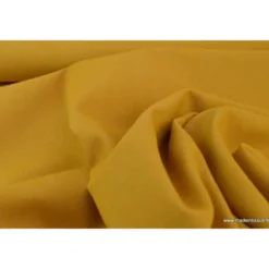 Tissu jean stretch coloris moutarde