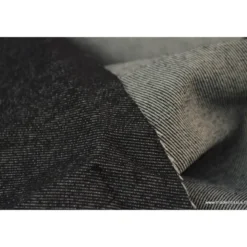 Tissu jean stretch coloris noir
