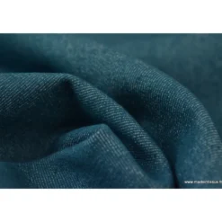 Tissu jean stretch coloris pétrole