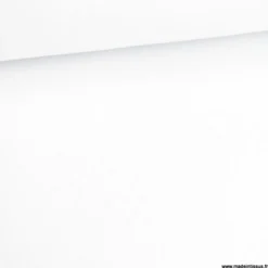 Tissu jersey ajouré maille pointelle coloris Blanc - OEKO TEX