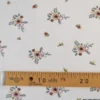 Tissu Jersey Bio motif fleurs fond blanc - Poppy