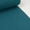 Tissu jersey Bord-côte Tubulaire Paon