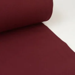 Tissu jersey Bord-côte Tubulaire Bordeaux