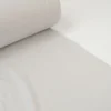 Tissu jersey Bord-côte Tubulaire Gris perle
