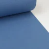 Tissu jersey Bord-côte Tubulaire Bleu Jean