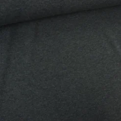 Tissu jersey chiné coloris gris anthracite - oeko tex