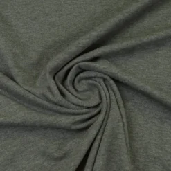 Tissu jersey chiné coloris gris foncé - OEKO TEX