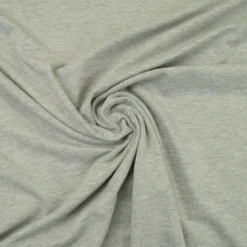 Tissu jersey chiné coloris gris clair - OEKO TEX