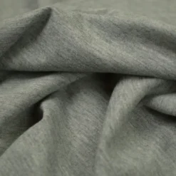 Tissu jersey chiné coloris gris clair - OEKO TEX