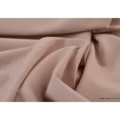 Tissu JERSEY coton elasthanne rose poudré - OEKO TEX