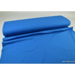 Tissu JERSEY coton elasthanne azur - OEKO TEX