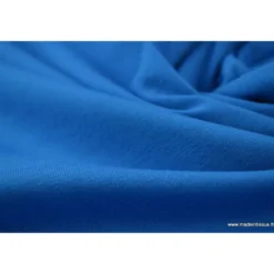 Tissu JERSEY coton elasthanne azur - OEKO TEX