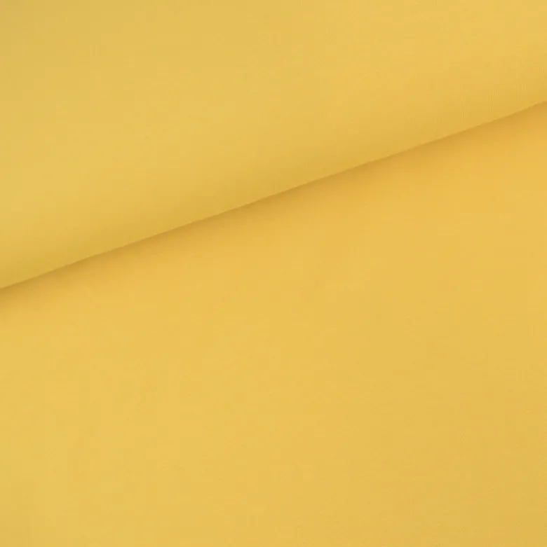 Tissu jersey coton élasthanne Ocre - OEKO TEX