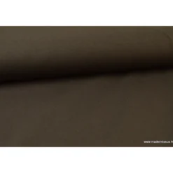 Tissu JERSEY coton élasthanne choco - OEKO TEX