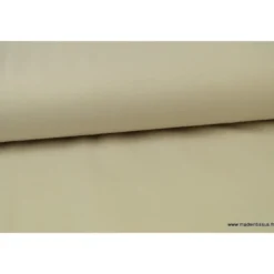 Tissu JERSEY coton élasthanne beige - OEKO TEX