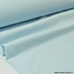tissu JERSEY coton élasthanne uni celadon - OEKO TEX