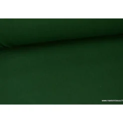 tissu JERSEY coton élasthanne uni bouteille - OEKO TEX