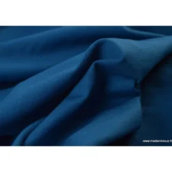 Tissu JERSEY coton élasthanne pétrole - OEKO TEX