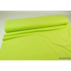 Tissu JERSEY coton élasthanne anis - OEKO TEX