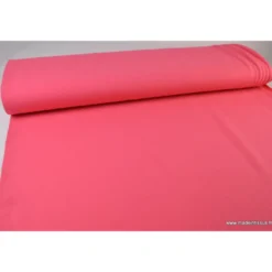Tissu JERSEY coton élasthanne fraise - OEKO TEX