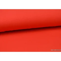Tissu JERSEY coton élasthanne rouge - OEKO TEX